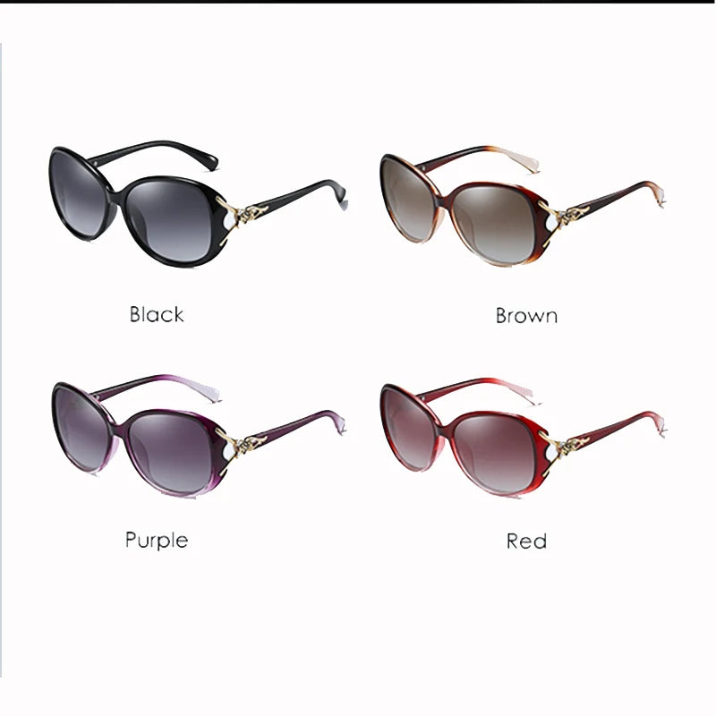 Polarized Women'S Sunglasses Fashion Brand Butterfly Sun Glasses UV400 Mirror Anti-Glare Eyewear Accessories 8842